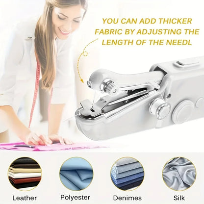 Handheld sewing machine