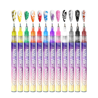 Precision Acrylic Nail Art Pen Set