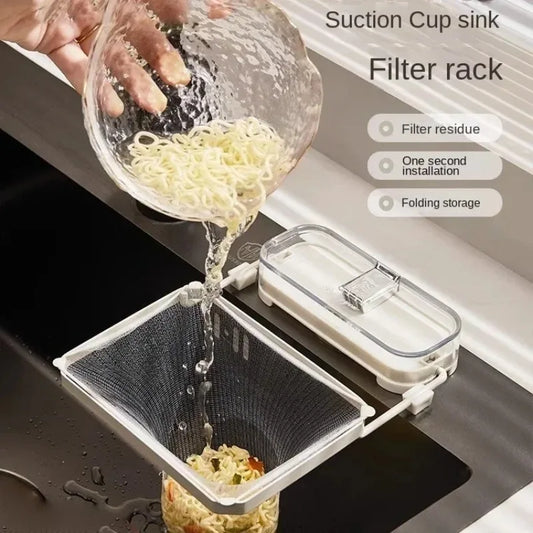SUCTION CUP SINK STRAINER!