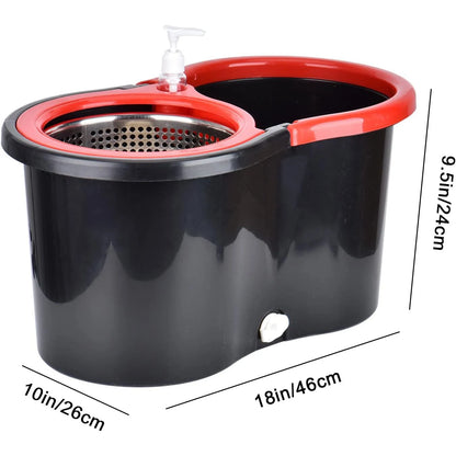360° Microfiber Spin Mop Bucket Sets with
