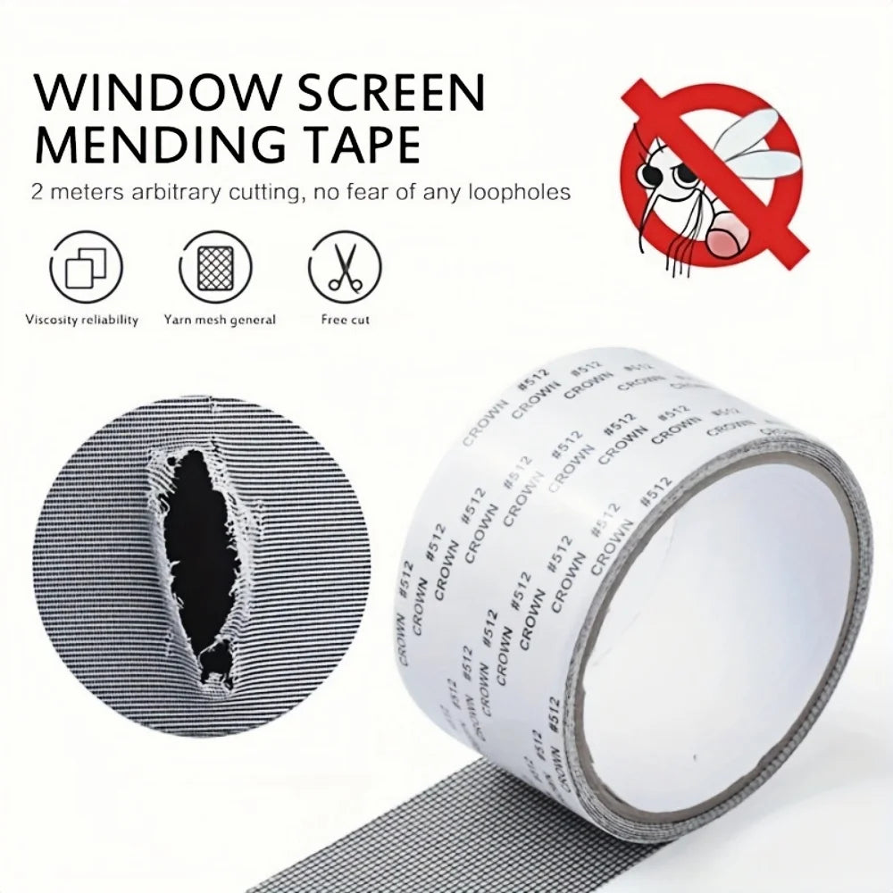 Self-Adhesive Window Screen Repair Tape