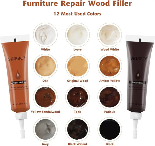 Wood Repair Filler | Quick Fix for Scratches, Scuffs & Cracks