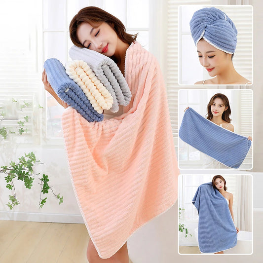 Microfiber 300 GSM Bath Towel 3Pcs