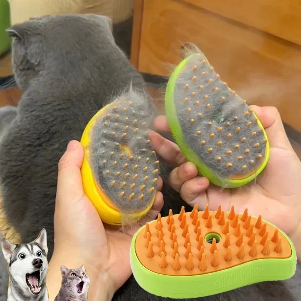 Steamy Brush pet cleaner 3-in-1
