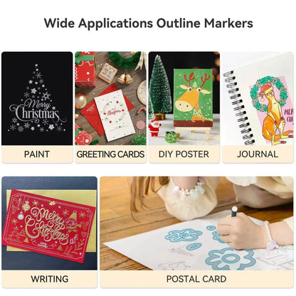 Double Line outline Markers!