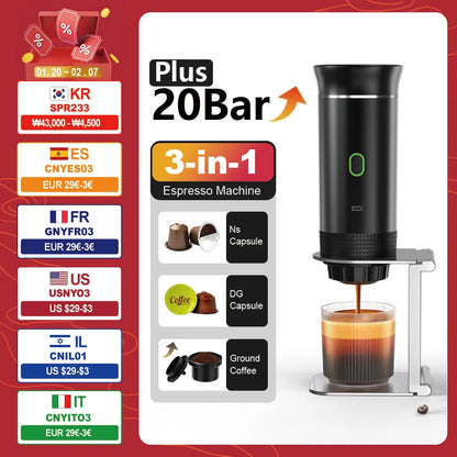 Wireless Portable Coffee Maker!