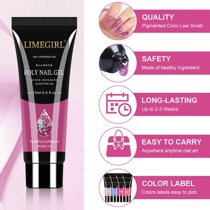 POLYGEL NAIL STARTER KIT 😍
