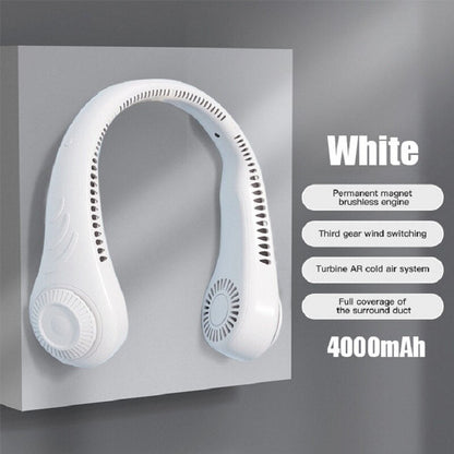 Portable Neck Fan | 360° Cooling
