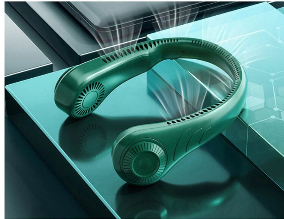 Portable Neck Fan | 360° Cooling